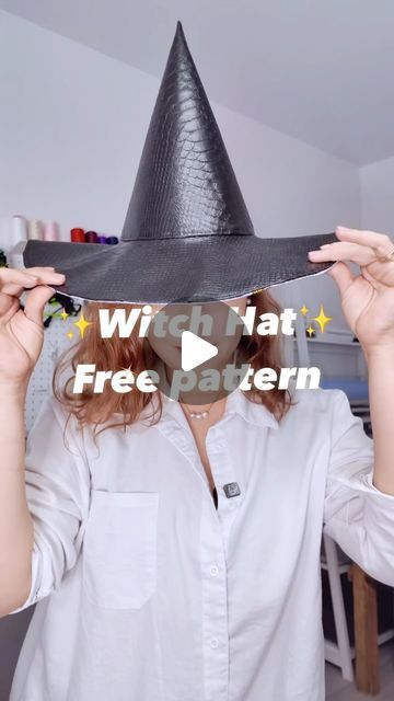 Daniela Alejandra Garza Meza on Instagram: "✨Witch Hat Free Pattern and Full Tutorial✨ link in my Broadcast Channel in Bio  #halloweencostume #halloween #sewing #diyer #costura #sewinghacks #hacks #lifehacks #costurafacil #howtosew #costuracreativa #costuraparaprincipiantes #tips #tipsandtricks #coser #howto #sewingproject #sewinhlove #sewingaddict #sewingblog #sewingblogger #sewingfun #sewingforkids #sewingclasses #sewingcommunity #sewingmachine" Sew A Witch Hat, Witch Hat Pattern Sewing, Witch Hat Pattern, Hacks Lifehacks, Halloween Sewing, Clothes Making, Hat Patterns To Sew, Sewing Blogs, Sewing For Kids