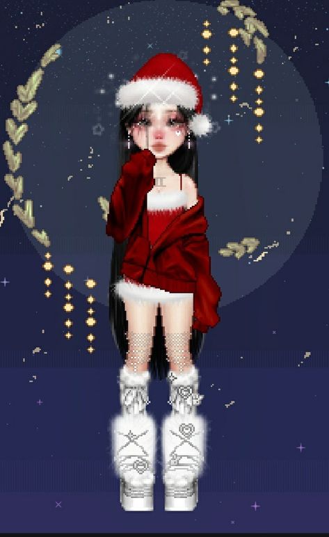 Everskies Christmas Outfits, Christmas Performance Outfit, Christmas Performance, Png Outfits, Red Princess, Everskies Outfits, Performance Outfits, Outfit Christmas, Cartoon Outfits