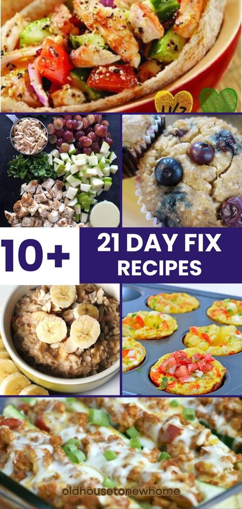 Looking for the best 21 Day fix recipes? Then you will love this round up of Easy 21 Day Fix Recipes that are both healthy and delicious. Even better, these can be served to your entire family! 21 Day Fix Recipes, 21 Day Fix Plan, Beachbody 21 Day Fix, Fixate Recipes, Beachbody Programs, Beachbody Recipes, Recipes Lunch, 21 Day Fix Meals, 21 Day Fix