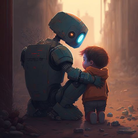 Robots And Humans, Fantasy Words, Concept Vehicles Sci Fi, Humanoid Robot, Color Script, Live Together, Subway Surfers, Cute Games, A Robot