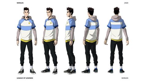 Character Design Teen, Line Animation, Character Turnaround, Video Anime, Animation Character, Music Label, Character Model Sheet, League Of Legends Characters, Characters Design