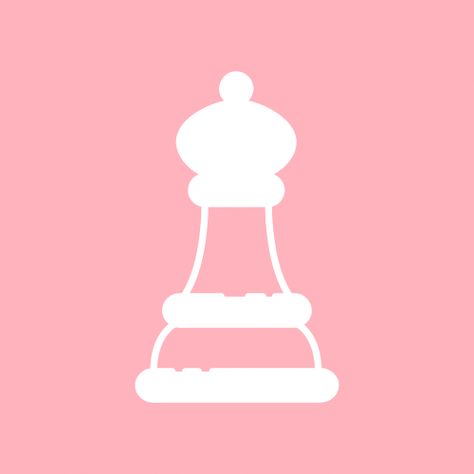 Aesthetic Pink Widget, Chess Logo, Pink Widget, Desktop Icons, Icon Ideas, Cute App, Aesthetic Pink, App Icon Design, Pink Logo