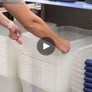 Plastic Boxes Storage Ideas, Walmart Bins, How To Store Shoes, Crafts Room, Plastic Container Storage, Plastic Bins, Plastic Items, Diy Crafts Room Decor, Plastic Design