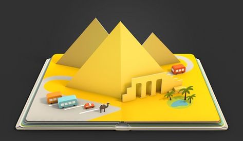 Gorgeous illustrations bring travel app to life | Illustration | Creative Bloq Arte Pop Up, Travel Book Design, Pop Book, Paper Engineering, Pop Up Art, Paper Pop, Up Book, Pop Up Book, Travel Design