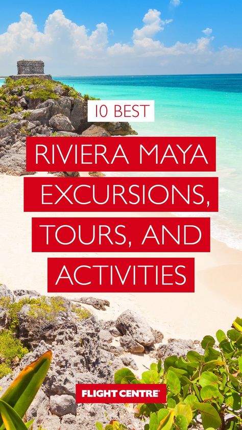 From diving into the luminous waters of a cenote to touring ancient Mayan ruins by the jungles of the Yucatan, here is our updated list of top excursions and activities in the Riviera Maya. Mayan Ruins Mexico, Mayan Riviera Mexico, Organize Life, Mexican Vacation, Learn Spanish Online, Mayan Riviera, Puerto Morelos, Travel Canada, Travel Inspiration Destinations