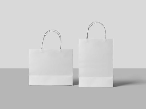 https://unblast.com/2-size-free-paper-shopping-bags-mockup-psd/ Shopping Bag Mockup, Shoping Bag, Make A Presentation, Logo Design Set, One Logo, Bag Mockup, Yellow Images, Box Mockup, Clothing Mockup