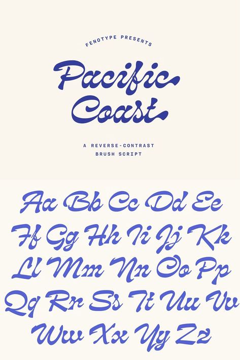 Pacific Coast Retro Script Font Great Vibes Font, Beach Fonts Alphabet, Coastal Fonts, Hawaiian Font, Surf Font, Beachy Fonts, Beach Lettering, Tropical Font, Summer Fonts