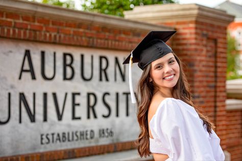 Auburn Senior Pictures, Auburn University Graduation Pictures, Auburn Graduation Pictures, Grad Poses, Grad Photography, Grad Pictures, Senior Stuff, Grad Pic, Graduation Picture