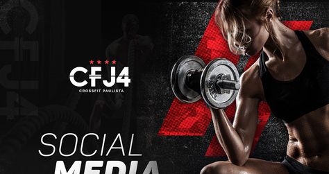 Social Media - Crossfit 01 on Behance Fitness Backgrounds, Graphic Design Creative, Gym Design, Creative Direction, Design Creative, Online Portfolio, Bridal Style, Crossfit, Creative Professional