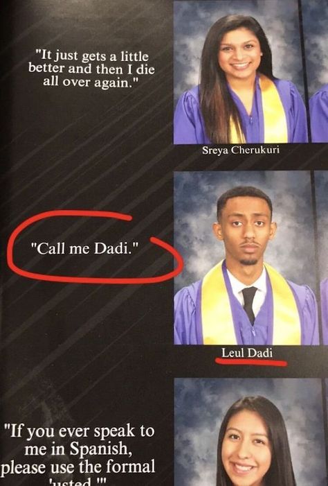 34 Yearbook quotes from clever graduates. - Gallery Best Yearbook Quotes, Senior Yearbook Quotes, Funny Yearbook Quotes, Funny Yearbook, Senior Quotes Funny, Yearbook Quotes, Graduation Caps, Senior Quotes, 10 Funniest