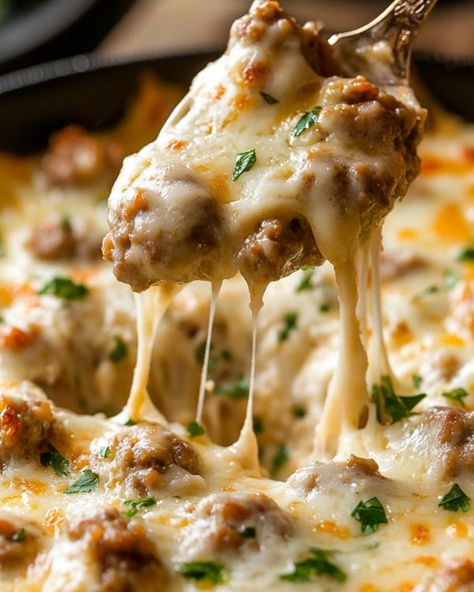 Cheese Dip Recipes Easy, Sausage Cheese Dip, Cheese Dip Recipe, Rice Casserole Recipes, Cheese Dip Recipes, Crowd Pleasing Appetizers, Mild Italian Sausage, Dip Recipes Easy, Gooey Cheese