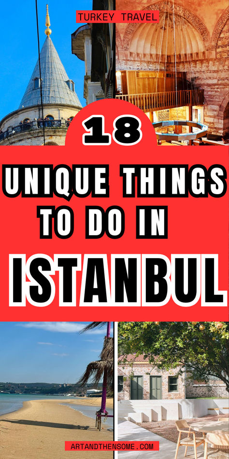 TURKEY TRAVEL Istanbul Tourist Attractions, Things To Do In Istanbul, Kusadasi, Istanbul Travel, Turkey Travel, Unique Things, Istanbul Turkey, Treasure Hunt, Travel Goals