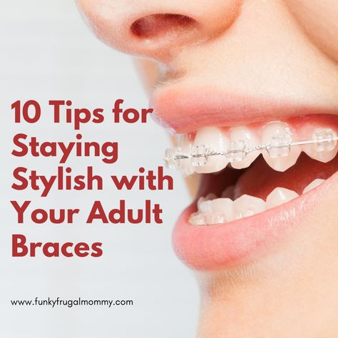 How To Make Braces, V34 Colour Corrector, Braces Smile, Ceramic Braces, Dental Social Media, Adult Braces, Braces Tips, Colour Corrector, Clear Braces