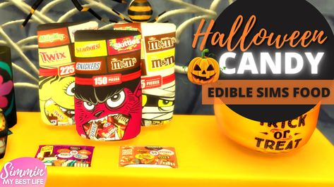 Halloween Candy Bowl, Baby Fan, Party Bowls, Treat Bucket, M M Candy, Free Sims 4, Halloween Chocolate, Sims 4 Teen, My Best Life