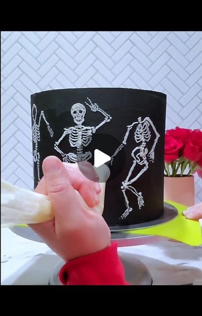 403 likes, 32 comments - cakelaurenlovesNovember 3, 2021 on : "Skeleton Dance Party 🎬 . I know, I know, I should be posting Christmas cakes 😆 But I wanted to share this skeleton piping process. ...". Skeleton Cake Birthday, Skeleton Birthday Cake, Skeleton Cakes, Peace Sign Cakes, Skeleton Cake, Toddler Birthday Cakes, Skeleton Dance, Cute Skeleton, Christmas Cakes