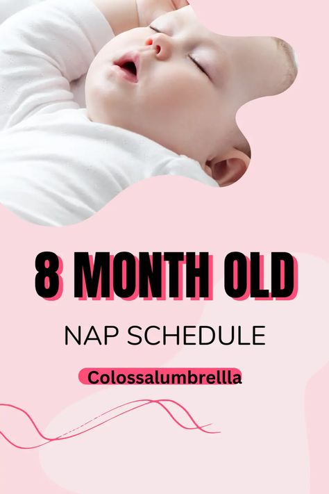 Say goodbye to all your nap time worries with our 8 month old nap schedule. We have all the answers you need to make sure your little one is napping correctly and staying on a consistent schedule. We provide helpful tips and advice on how to adjust nap time depending on the time of day and activity, so you can ensure your baby is getting the rest they need. Download our 8 month old nap schedule today and give both you and your baby the peace of mind you need. 8 Month Old Nap Schedule, Nap Routine, 8 Month Baby, Baby Sleep Schedule, Healthy Sleep Habits, Baby Nap, Mommy Tips, Parenting Done Right, Day Schedule