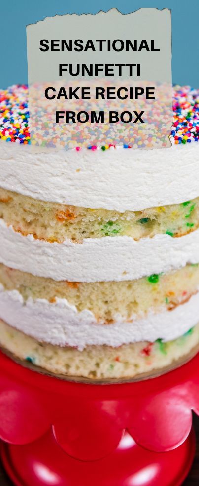 Doctored Funfetti Cake Mix Recipes, Funfetti Cake Mix Recipes, Funfetti Cake Recipe, Confetti Cake Recipes, Pudding Cake Mix, Box Cake Recipes, Boxed Cake Mixes Recipes, Funfetti Cake Mix, Cake Hacks