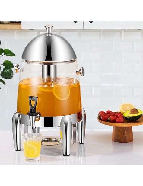 SOGA Stainless Steel 12L Beverage Dispenser Hot and Cold Juice Water Tea Chafer Urn Buffet Drink Container Jug Beverage Dispensers, Beverage Dispenser, Drink Containers, Drink Dispenser, Water Stains, Kitchen Stuff, Cold Drinks, Hot Chocolate, Juice