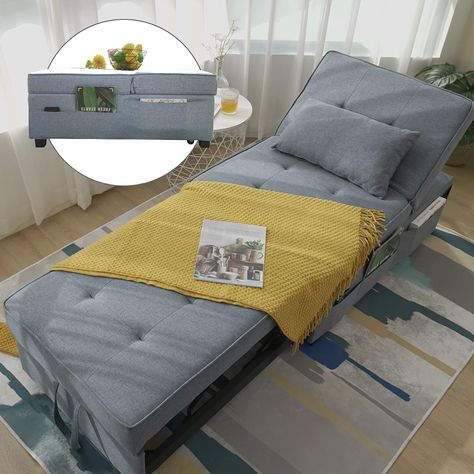 Fold out ottoman bed