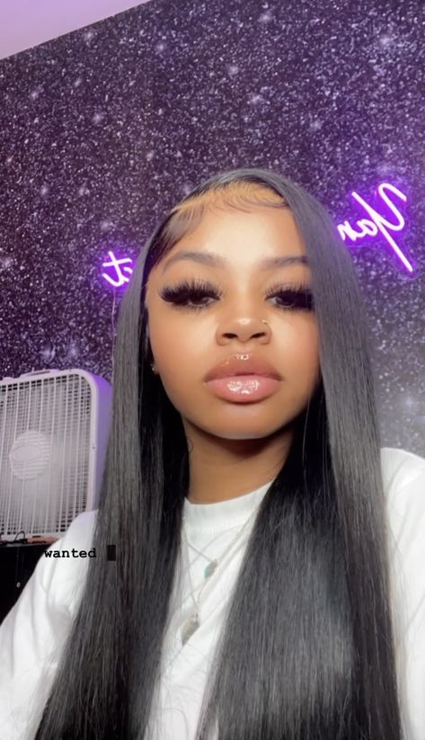 22 Inch Wig Straight Side Part, Lace Front Wigs For Black Women Side Part, Straight Side Part Wig Black Women, Deep Side Part Wig Black Women, Side Part Frontal Wig Straight, Side Part Straight Hair Black Women, Side Part Wig Black Women, Cute Frontal Hairstyles, Straight Side Part Wig