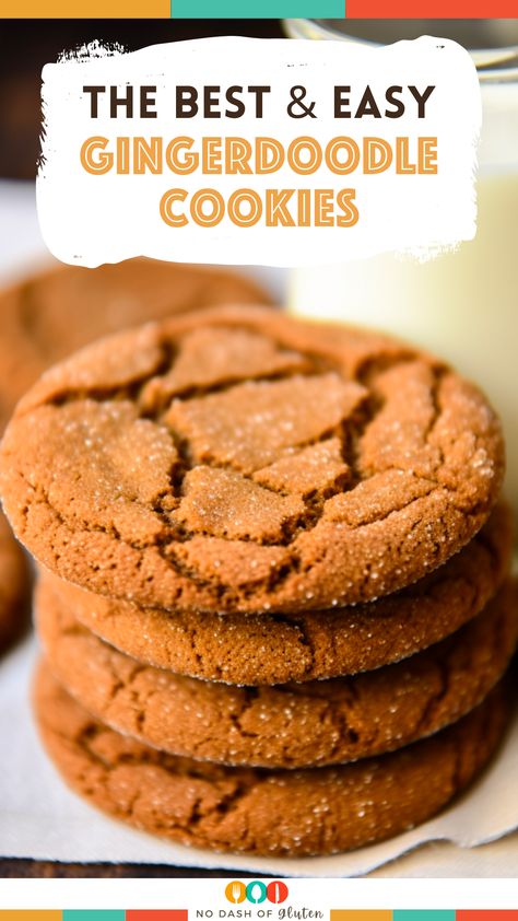 Chewy Gingerdoodle Cookies, Gingerbread Snickerdoodle Cookies, Ginger Doodles Cookies, Two Peas And Their Pod Recipes Cookies, Ginger Doodle Cookies Recipe, Soft Ginger Cookies Recipe, Easy Ginger Snap Cookies, Candied Ginger Cookies, Ginger Snickerdoodle Cookies