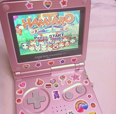 Kidcore Aesthetic, Tout Rose, Game System, Game Boy, Blender 3d, Game Boy Advance Sp, Retro Aesthetic, Game Boy Advance, Pastel Aesthetic