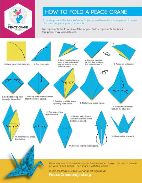 Easy Paper Origami, Origami Crane Tutorial, Origami Flapping Bird, Paper Crane Mobile, Easy Origami Animals, Birds For Kids, Origami Birds, Origami Tutorial Easy, Origami Swan