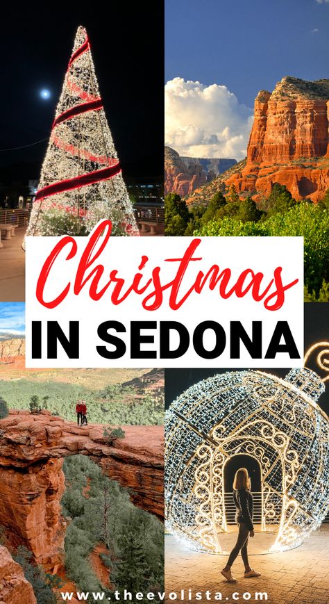 December trip to Sedona | Sedona Holiday Activities | Sedona travel guide | Two days in Sedona | Best things to do in Sedona | How to Find the Sedona Vortexes | Best Sedona Hikes | 2 days in Sedona Arizona | Tips and tricks for Sedona travelers | Best Sedona Vortex locations | Best Sedona hikes | Sedona hiking | Devils Bridge Sedona | Cathedral Rock Sedona | What to do on a Sedona trip | Arizona travel | Best time to go to Sedona | Bucket List USA #sedona #arizona #usa #hike #hiking #trails Christmas In Sedona, Sedona Arizona Winter, Sedona In December, Arizona In December, Bucket List Usa, Sedona Travel Guide, Sedona Hiking, Cathedral Rock Sedona, Sedona Hotels