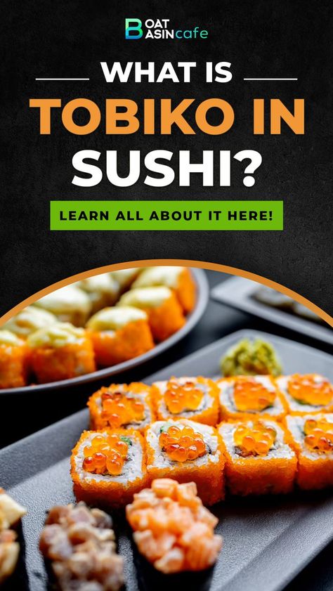 Wondering what those tiny orange bumps are on top of your sushi? What is tobiko in sushi? Let’s find out together! Pops Cereal Box, Cereal Box, Oats, Waffles, Cereal, Food And Drink, Orange