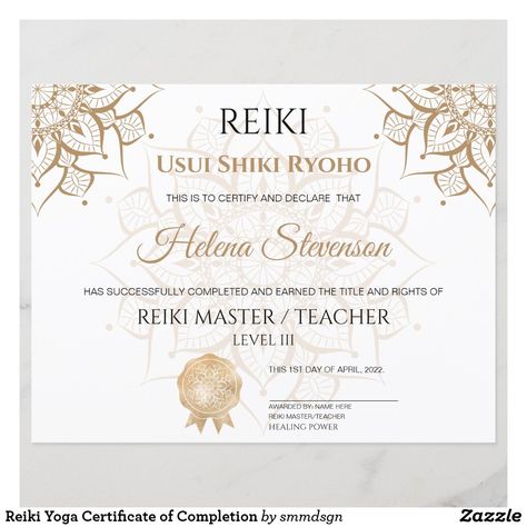 Yoga Certificate, Reiki Books, Yoga Certification, Certificate Of Completion, Reiki Master, Certificate Templates, Acrylic Art Print, Metal Art Prints, Healing Powers