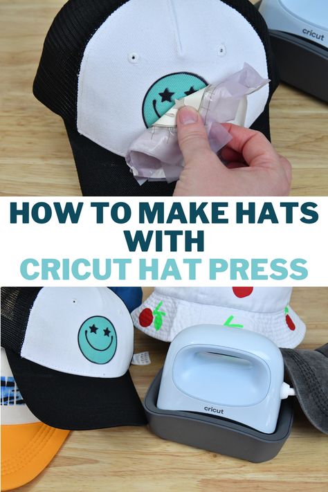 How Use Cricut Hat Press Cricut Hats Baseball Caps How To, Hats With Cricut, Cricut Hats Baseball Caps Vinyl, Hat Logo Size Chart Cricut, Cricut Easy Press Hat, Cricut Ball Cap Ideas, Cricut Cap Ideas, Cricut Hat Projects, Cricut Hat Ideas Women