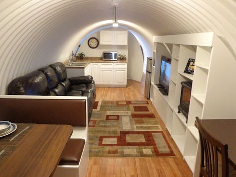 corrugated survival shelter underground 001   Underground Homes: Atlas Survival Shelters Fall Out Shelter, Underground Survival Shelters, Quonset Hut Homes, Tornado Shelter, Underground Shelter, Backyard Layout, Quonset Hut, Fallout Shelter, Storm Shelter