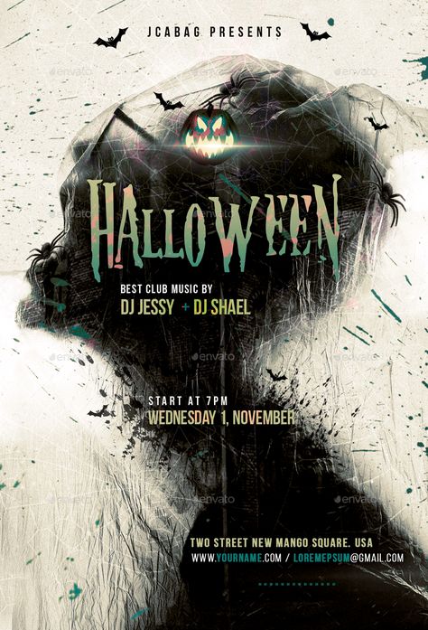 Halloween Party Poster Design, Halloween Poster Ideas, Halloween Flyer Design, Halloween Event Poster, Halloween Design Graphic, Halloween Poster Design, Halloween Graphic Design, Halloween Invitation Card, Party Design Poster