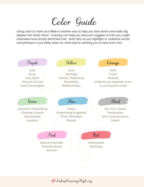 Bible Color Coding, Bible Highlighting, Bible Guide, Learn The Bible, Study The Bible, Bible Commentary, Bible Resources, Study Resources, Bible Study Help