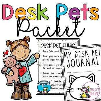 Do you need a new idea for classroom management? Look no further! Desk Pets! This Desk Pets Packet contains everything you need to get started! The children LOVE earning these rewards!Included in this packet:Editable letterRulesDesk Pet Agreement FormAbout my Desk PetDaycare Sign in and Out FormDesk Pet Enrollment FormJournal coversJournal insertsLabels- Pet Store, Pet Daycare, Adoption Center, Adoption BinderCertificateTeacher TrackersDesk Pet TicketsCheck out the preview to see what's included Desk Pet Rules, Desk Pet Printables, Desk Pet, Desk Pets, Desk Pet Habitat Printable, Desk Pet Classroom Management, Pet Daycare, Student Rewards, Adoption Center