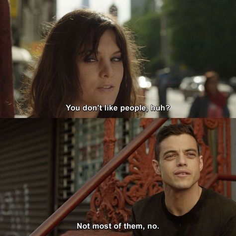 Good Movie Quotes, Requiem Of A Dream, Robot Aesthetic, Robot Quotes, Mr Robot Quotes, Robots Quote, Elliot Alderson, Funniest Quotes, Best Movie Lines