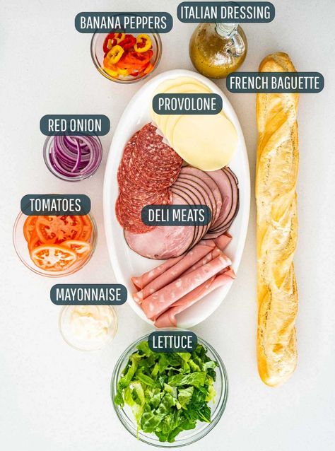 Sandwich Dressing Recipe, Deli Sandwiches Recipes, Sandwich Dressing, Italian Sub Sandwich, Italian Sandwich Recipes, Food Setup, Cold Sandwich Recipes, Quotes Luxury, Italian Dressing Recipes