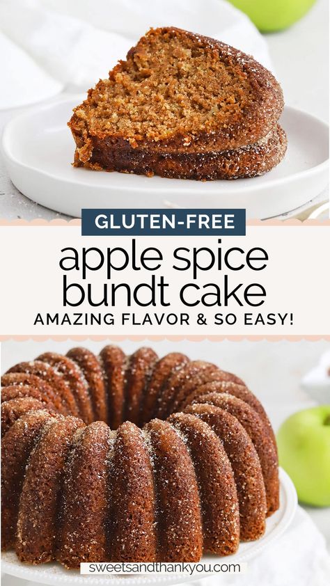 Gluten Free Spiced Cake, Apple Spice Cake Gluten Free, Gluten Free Apple Bundt Cake, Gf Bundt Cake, Gluten Free Dairy Free Bundt Cake, Gluten Free Bunt Cakes, Gf Bundt Cake Recipes, Christmas Cake Gluten Free, Apple Dessert Gluten Free