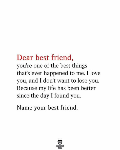 School Life Quotes, Dont Want To Lose You, Likeable Quotes, Dear Best Friend, Life Friends, Relationship Rules, Best Friend, I Love You, How To Make Money