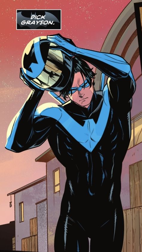 Nightwing Christmas Pfp, Richard Grayson Comic, Discowing Nightwing, Night Wing Fanart, Nightwing Fan Art, Nightwing Sketch, Nightwing Pfp, Nightwing Fanart, Nightwing Aesthetic