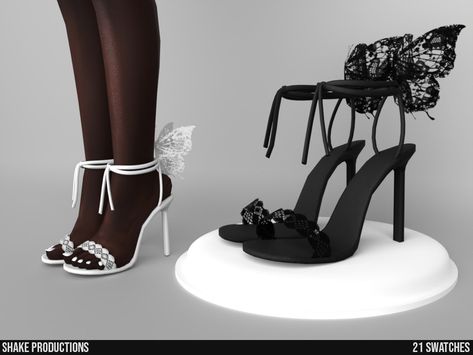 Jordan Cc Sims 4, Sims 4 Heels Cc, Sims 4 Shoe Cc, Los Sims 4 Mods, Sims 4 Male Clothes, Sims 4 Tsr, Lace High Heels, The Sims 4 Pc, Cc Shoes