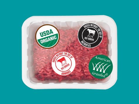 Ever wonder what labels like "organic" and "grass fed" mean? Check out this article to learn exactly what the packaging on your meat means! Aquaponics Fish, Better Food Choices, Organic Meat, Grass Fed Meat, Healthy Balanced Diet, Health And Wellness Quotes, Food Label, Nourishing Foods, Food System