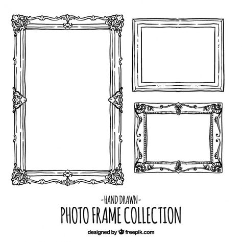 Photo Frame Tattoo Design, Fancy Frame Drawing, Picture Frame Sketch, Rectangle Frame Tattoo, Framed Flower Tattoo, Vintage Frame Drawing, Vintage Frame Tattoo, Picture Frame Tattoo, Frame Sketch