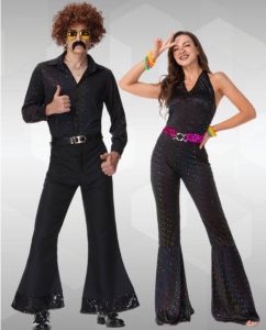 The 1960s and 1970s were decades of cultural upheaval, musical revolution, and fashion statements that boldly proclaimed, “Peace, Love, and Freedom. 1970 Fancy Dress, Disco Couple Costume Halloween, 70’s Fashion Disco, 70s Disco Queen, Disco Style Full-length Party Pants, 1960s Fancy Dress, 70s Disco Party Outfit, 70's Costume, 60s Disco