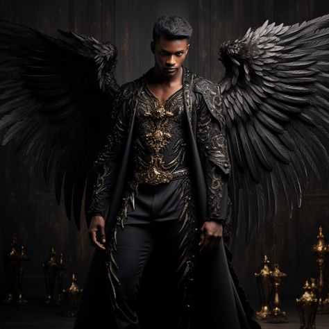 #MaleDarkAngel #FallenWingsFashion #EtherealEdgeForHim #CelestialShadow #DarkDivinity #HeavenlyHaunt #MensMysticMood #NocturnalNimbus #Halloween2023 #CostumeGoals #DarkDescentDesigns #AngelicAbyss #TrendingCostumes #HalloweenInspo #UniqueCostumes #CosplayCreativity Dark Angel Costume Men, Angel Costume Men, Dark Angel Outfit, Dark Angel Costume, Male Angels, Black Angel Wings, Contemporary Fantasy, Black Angel, Angel Outfit