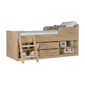 Kids Beds - Single & Double Beds | Dunelm Cabin Bed With Storage, Mid Sleeper Cabin Bed, Single Bunk Bed, Mid Sleeper, Frame Storage, Mid Sleeper Bed, Wood Cabin, Sleeper Bed, Cabin Bed