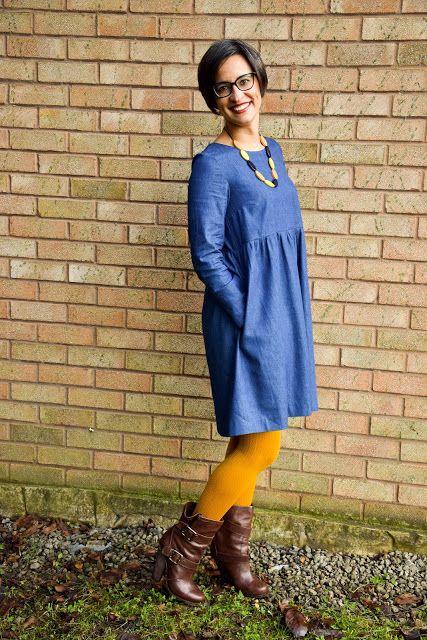 Smock Dress Pattern, Popular Sewing Patterns, Indigo Pattern, Indigo Dress, Creative Clothes, Tilly And The Buttons, Lovely Tops, Clothes Sewing Patterns, Fashion Inspiration Design