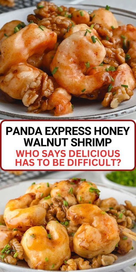 Indulge in the irresistible flavors of Panda Express Honey Walnut Shrimp with this easy-to-follow recipe. Sweet, crunchy, and oh-so-delicious! Panda Express Honey Walnut Shrimp Recipe, Honey Walnut Shrimp Recipe Panda Express, Panda Express Honey Walnut Shrimp, Walnut Shrimp Recipe, Panda Express Recipes, Walnut Shrimp, Crispy Shrimp, Honey Walnut, Chinese Cooking Recipes