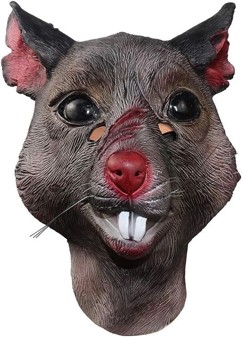 Amazon.com: CY TOYS Scar Rat Head Mask Animal Mouse Mask for Halloween Costume Party Prop : Toys & Games Rooster Mask, Rat Head, Scarecrow Mask, Mouse Mask, Mask For Halloween, Mascaras Halloween, Bear Mask, Monster Mask, Halloween Costume Party