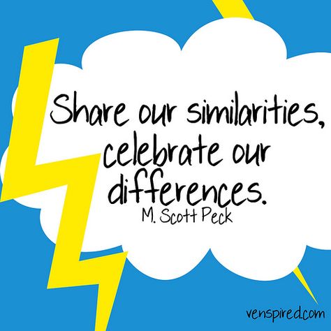 This quote describes the idea behind acculturation.  There are also similarities between cultures and students in the classroom.  But instead of trying to make everyone the same, we should celebrate the differences in our classroom through lessons about the diverse cultures. Unity In Diversity Quotes, Inclusion Quotes, Celebrate Our Differences, Diversity Quotes, Diversity In The Classroom, Teaching Philosophy, Equality And Diversity, Cultural Awareness, Unity In Diversity